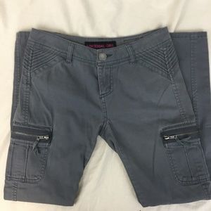 Material Girl Cargo Jeans Grey